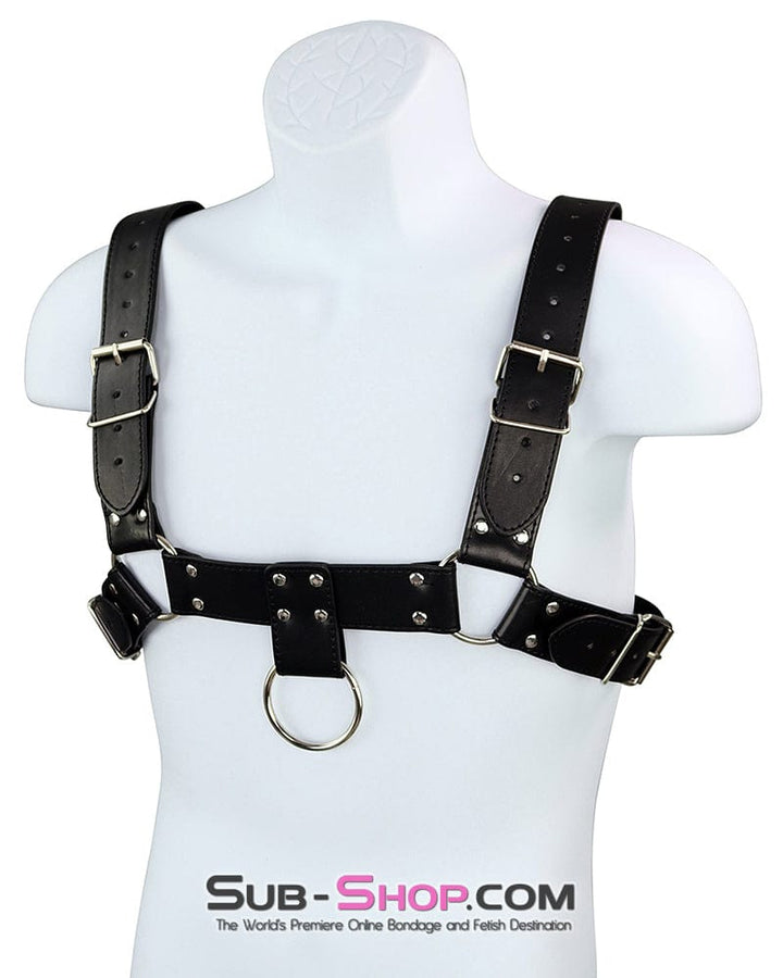 0389DL-SIS Sissy Bondage Chest Harness with Front Lead Ring Sissy , Sub-Shop.com Bondage and Fetish Superstore