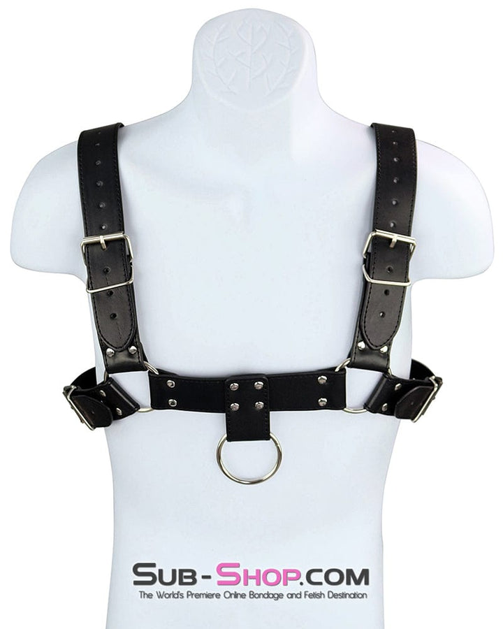 0389DL-SIS Sissy Bondage Chest Harness with Front Lead Ring Sissy , Sub-Shop.com Bondage and Fetish Superstore