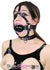 0451A      2” Leather Ball Gag Trainer, Black Gloss Ball Gags   , Sub-Shop.com Bondage and Fetish Superstore