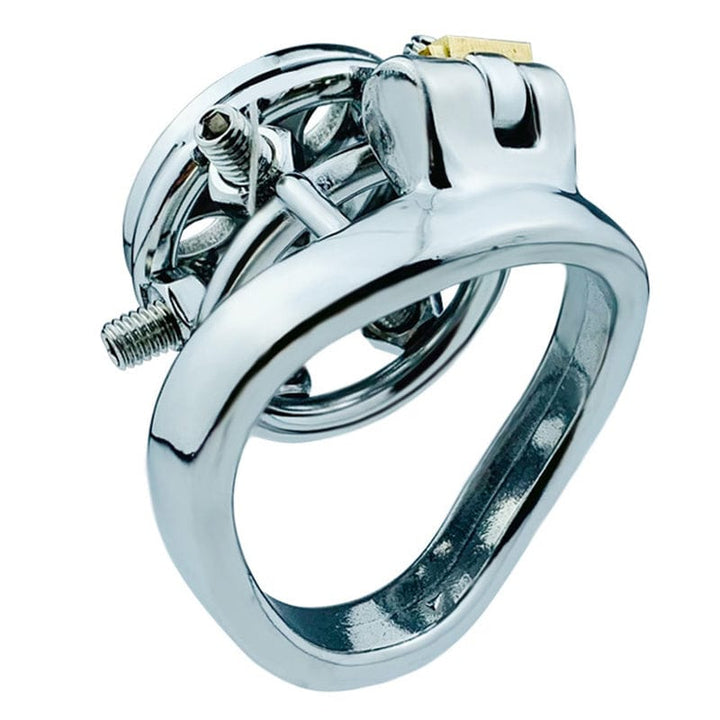 0507M CBT 6 Adjustable Spikes Manhole Cover Steel Chastity Cock Cage Chastity , Sub-Shop.com Bondage and Fetish Superstore