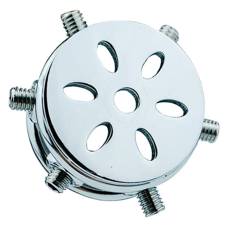 0507M CBT 6 Adjustable Spikes Manhole Cover Steel Chastity Cock Cage Chastity , Sub-Shop.com Bondage and Fetish Superstore