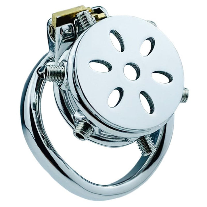 0507M CBT 6 Adjustable Spikes Manhole Cover Steel Chastity Cock Cage Chastity , Sub-Shop.com Bondage and Fetish Superstore