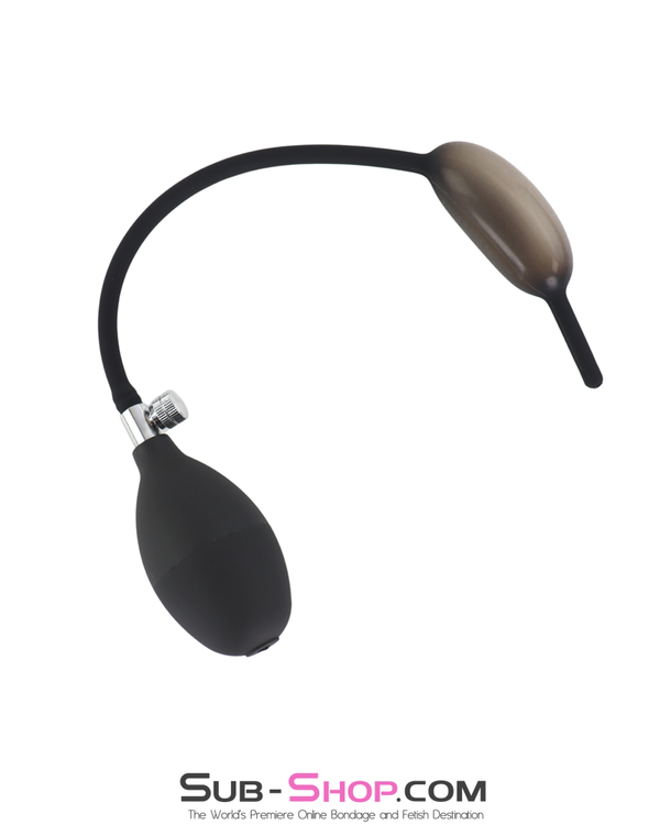 0652AE  Inflatable Urethral Plug - Inflatable Penis Sound Dilator with Pump Bulb