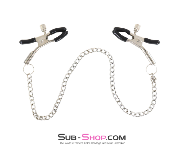 0689HS-SIS      Wicked Sissy Adjustable Nipple, Cock and Ball Clamps