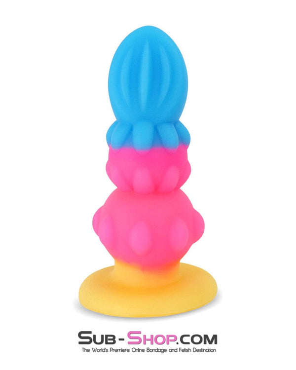 0837DL Cosmic Pop Colored Anal Plug - Large Butt Plug , Sub-Shop.com Bondage and Fetish Superstore