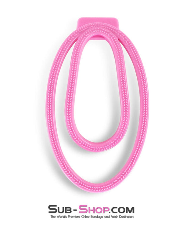 1327DL Pink Fufu Clip Feminiizing Chastity Device- Large Sissy , Sub-Shop.com Bondage and Fetish Superstore