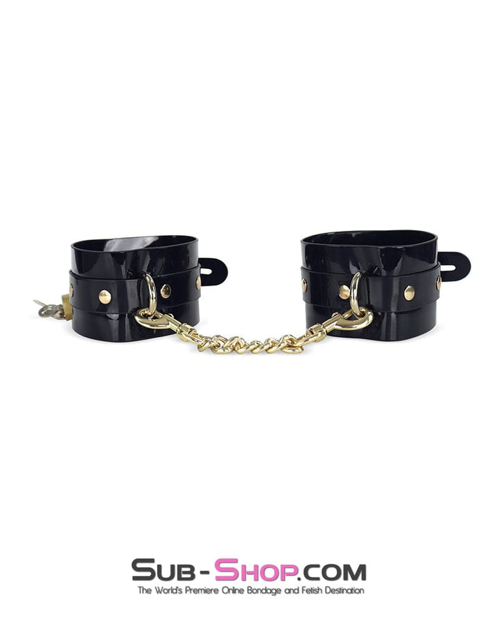 1343DL      Locking Patent Wrist or Ankle Bondage Cuffs Cuffs   , Sub-Shop.com Bondage and Fetish Superstore