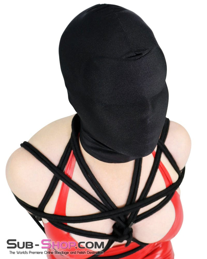 1415HS Concealed Lust Hood, Black Hoods , Sub-Shop.com Bondage and Fetish Superstore