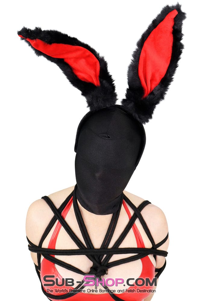 1415HS Concealed Lust Hood, Black Hoods , Sub-Shop.com Bondage and Fetish Superstore
