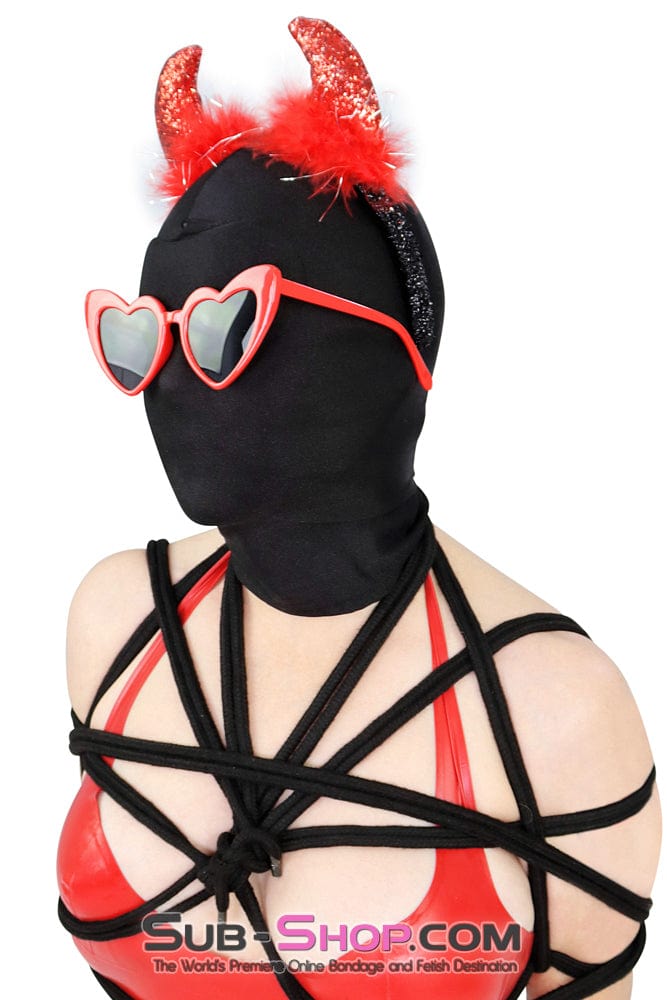 1415HS Concealed Lust Hood, Black Hoods , Sub-Shop.com Bondage and Fetish Superstore