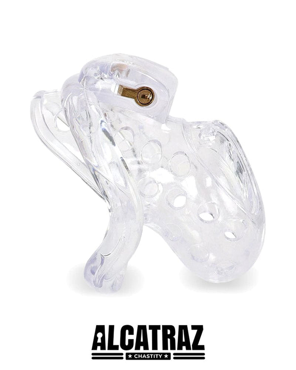 1460AR-SIS Sissy Boy Toy Clear Short High Security Pin Tumbler Locking Cock Cage Chastity Sissy , Sub-Shop.com Bondage and Fetish Superstore
