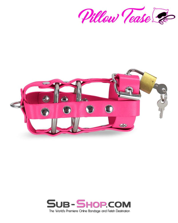 1462MQ      Cock Tease Sex Bomb Pink Cock & Balls Cage with Lead Ring Tip - MEGA Deal MEGA Deal   , Sub-Shop.com Bondage and Fetish Superstore