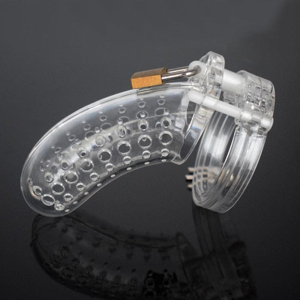 1589AR The Stockade Clear Cage Male Chastity Device Chastity , Sub-Shop.com Bondage and Fetish Superstore