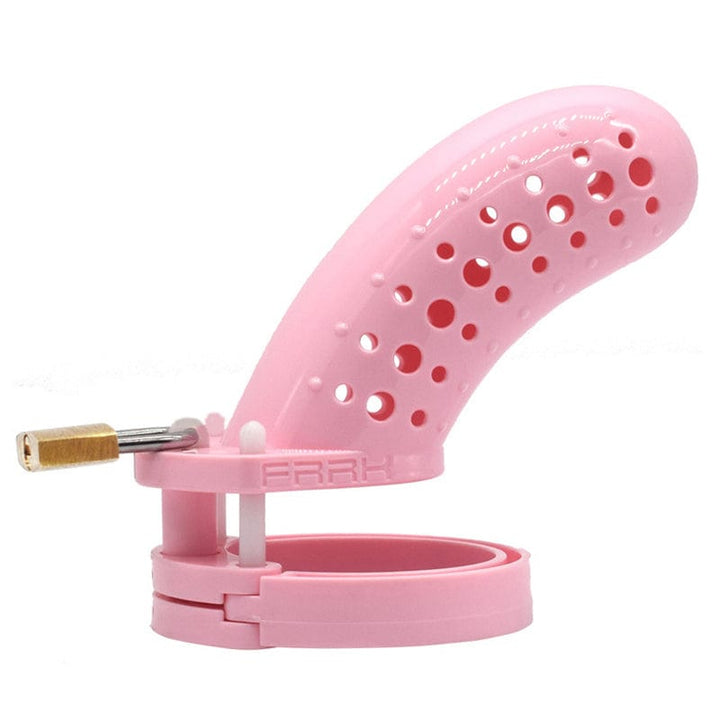 1637AR-SIS Little Sissy Pink Stockade Cage Male Chastity Device Sissy , Sub-Shop.com Bondage and Fetish Superstore