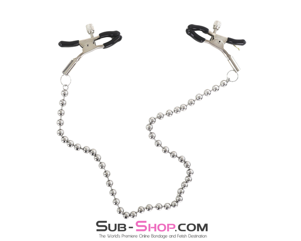 1678DL      Pinch Me Wicked Style Rubber Coated Adjustable Nipple Clamps