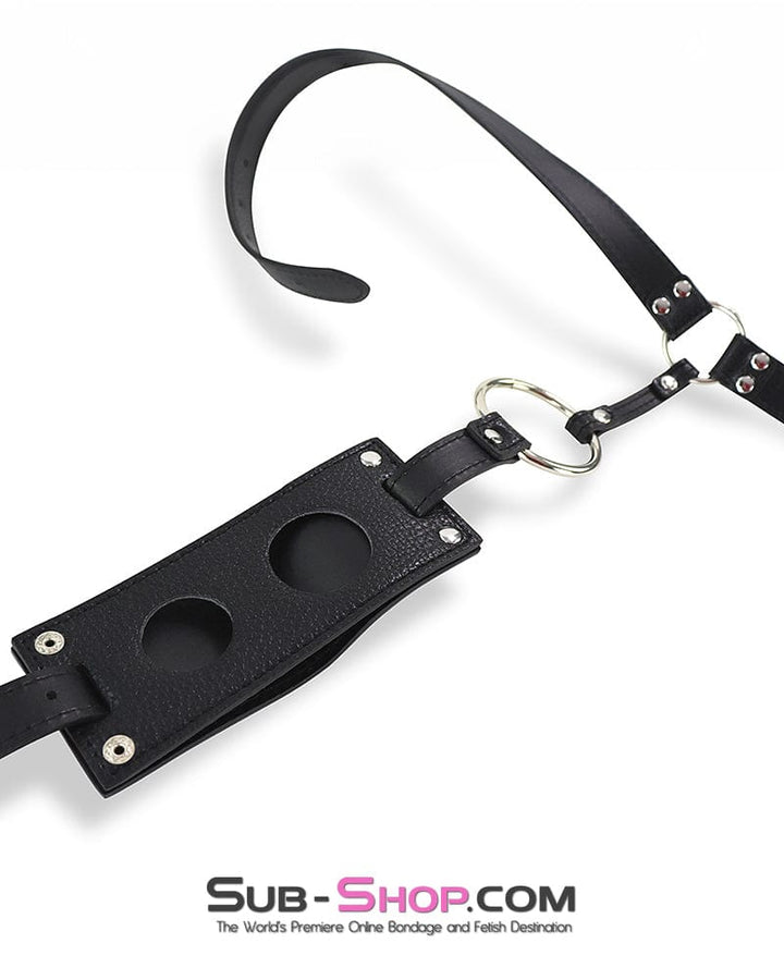 1763MQ-SIS Sissy Mistress Sessions Slave Life Triple Threat Pegging Strap On Harness with Wearer's Dildo and Butt Plug Holder Sissy , Sub-Shop.com Bondage and Fetish Superstore