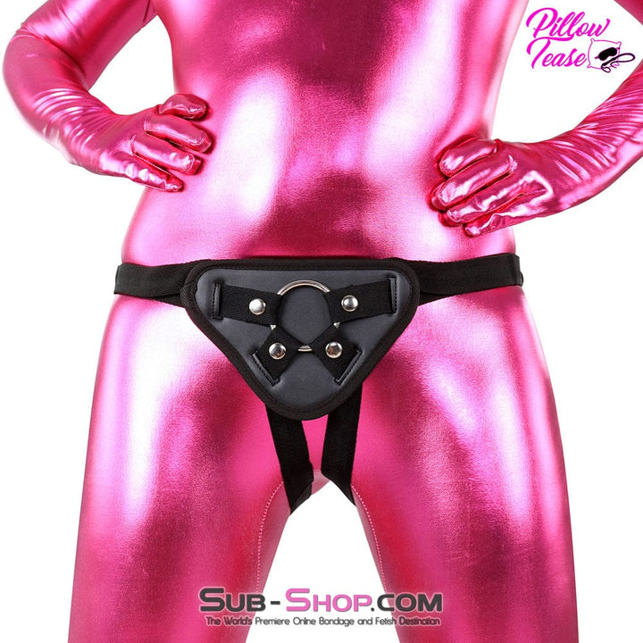 1806DL      Black Comfort Thrust Strap On Pegging Harness Strap-On Harness   , Sub-Shop.com Bondage and Fetish Superstore