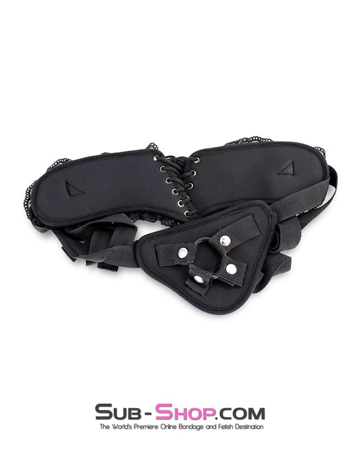 2211DL      Lacy Strap On Dildo Harness Strap-On Harness   , Sub-Shop.com Bondage and Fetish Superstore