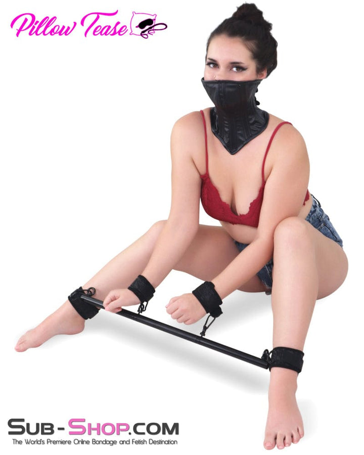 1795DL      Neck Corset Posture Training Slave Bondage Collar with Mouth Cover Collar   , Sub-Shop.com Bondage and Fetish Superstore