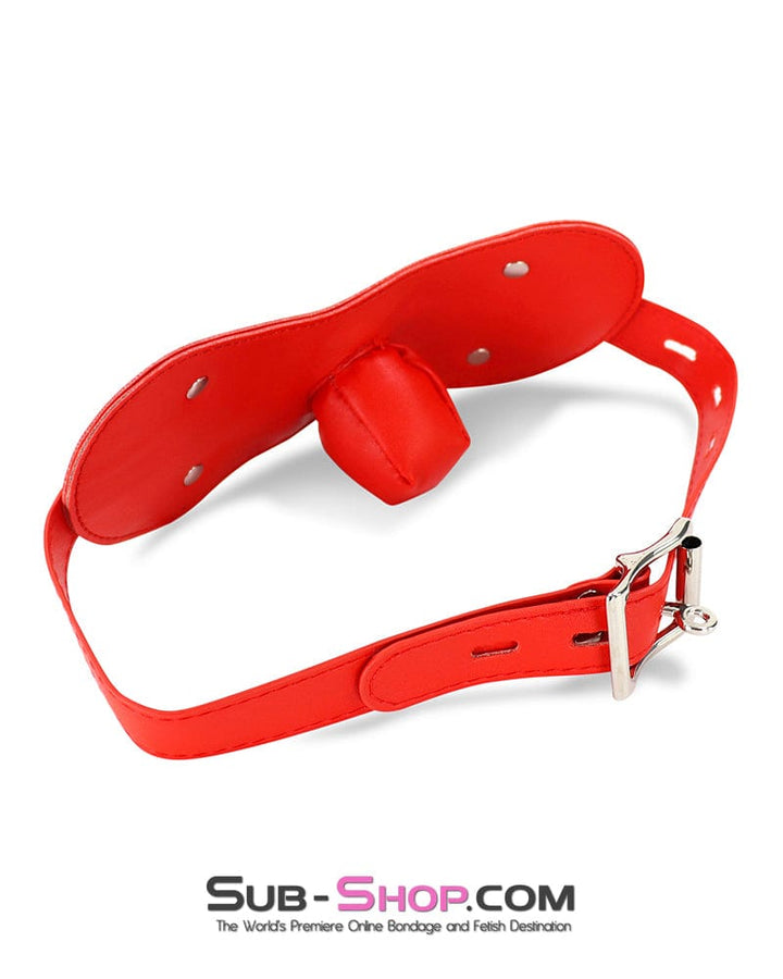 2479DL      Red Stuffed Plug Panel Style Bondage Gag Gags   , Sub-Shop.com Bondage and Fetish Superstore