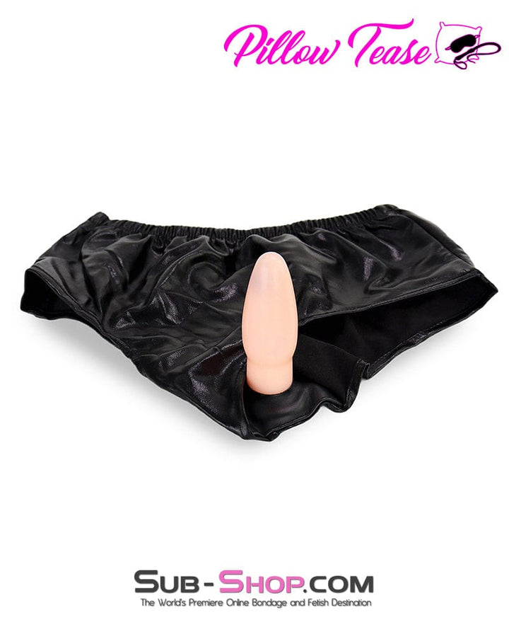 2732DL-SIS      Spandex Butt Plug Panty Sissy with Medium Flesh Anal Plug Sissy   , Sub-Shop.com Bondage and Fetish Superstore