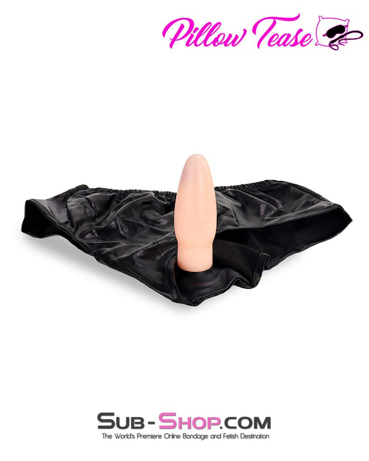 2732DL-SIS      Spandex Butt Plug Panty Sissy with Medium Flesh Anal Plug Sissy   , Sub-Shop.com Bondage and Fetish Superstore