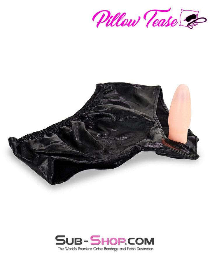 2732DL-SIS      Spandex Butt Plug Panty Sissy with Medium Flesh Anal Plug Sissy   , Sub-Shop.com Bondage and Fetish Superstore