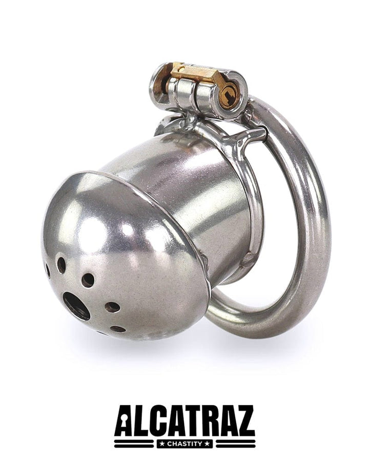 3412AR-SIS Tiny Sissy Hussy Cock Cap Locking Steel Chastity Cock Cage Sissy , Sub-Shop.com Bondage and Fetish Superstore