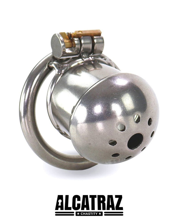 3412AR-SIS Tiny Sissy Hussy Cock Cap Locking Steel Chastity Cock Cage Sissy , Sub-Shop.com Bondage and Fetish Superstore