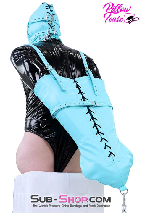 3455RS-SIS      Sissy Play with Master Diamond Blue Lacing Bondage Armbinder - LAST CHANCE - Final Closeout! Black Friday Blowout   , Sub-Shop.com Bondage and Fetish Superstore
