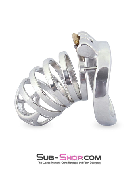 4452M      Rhombic Bend Cock Ring Male Chastity Cock Cage Chastity   , Sub-Shop.com Bondage and Fetish Superstore