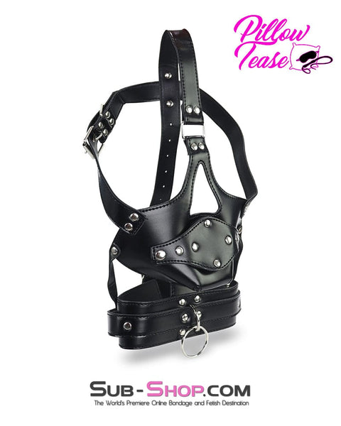 4722DL      Penis Gag Face Harness with Collar Gags   , Sub-Shop.com Bondage and Fetish Superstore