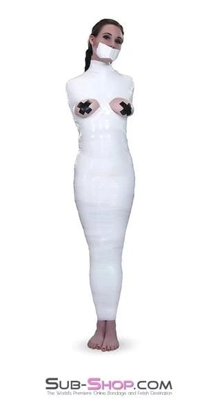5740A-SIS      1,000 ft. Erotic Sissy Bondage Fantasy Wrap, White Sissy   , Sub-Shop.com Bondage and Fetish Superstore