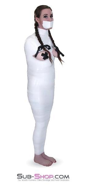 5740A-SIS      1,000 ft. Erotic Sissy Bondage Fantasy Wrap, White Sissy   , Sub-Shop.com Bondage and Fetish Superstore