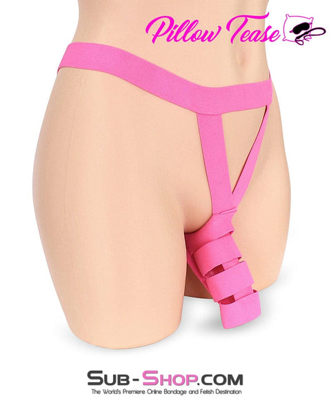 6785DL      Sissy's Pink Penis Posing Strap Jock Harness Bondage Underwear Bondage Harness   , Sub-Shop.com Bondage and Fetish Superstore