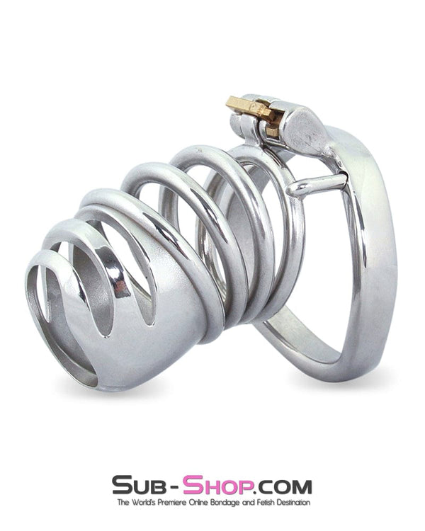 6808M      Ironclad Locking Steel Chastity Cock Cage Chastity   , Sub-Shop.com Bondage and Fetish Superstore