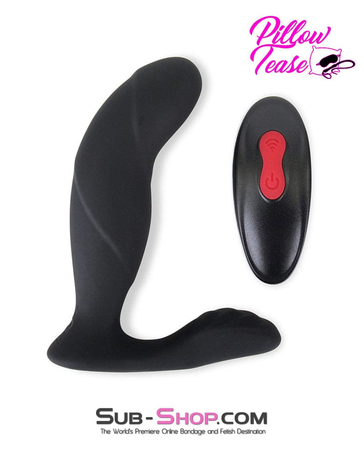 6895M      9 Function Dual Motor Rechargeable Waterproof Wireless Silicone Laken Prostate Vibrator Prostate Stimulator   , Sub-Shop.com Bondage and Fetish Superstore