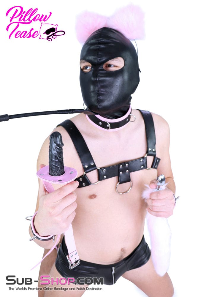 5731RS-SIS      Sissy Boi Princess Pink Kinky Mistress Deep Throat Trainer Locking 4" Penis Gag Sissy   , Sub-Shop.com Bondage and Fetish Superstore