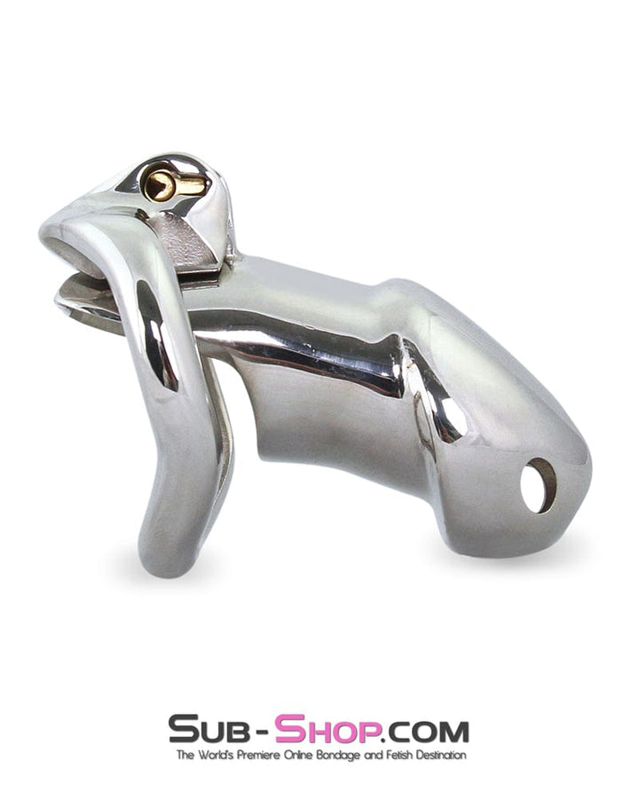 7136M      Encased in Stainless Steel Locking Chastity Cock Cage Chastity   , Sub-Shop.com Bondage and Fetish Superstore