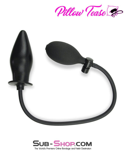 7197AE-SIS      Sissy Minx Inflatable Anal Pump Up Butt Plug Sissy   , Sub-Shop.com Bondage and Fetish Superstore