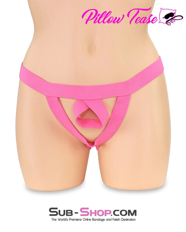 7222DL      Sissy Accessories Clitty Strap Thong with Cock Forced Feminization Fantasy Kinky Mistress Ring Bondage Harness   , Sub-Shop.com Bondage and Fetish Superstore