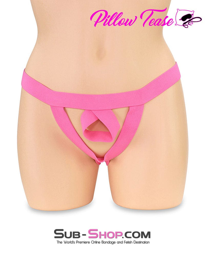 7222DL      Sissy Accessories Clitty Strap Thong with Cock Forced Feminization Fantasy Kinky Mistress Ring Bondage Harness   , Sub-Shop.com Bondage and Fetish Superstore