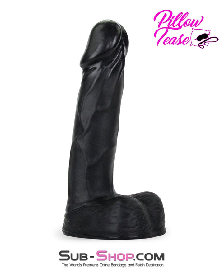 7339M      4.5” Mini Jelly Dildo, Black Dildo   , Sub-Shop.com Bondage and Fetish Superstore