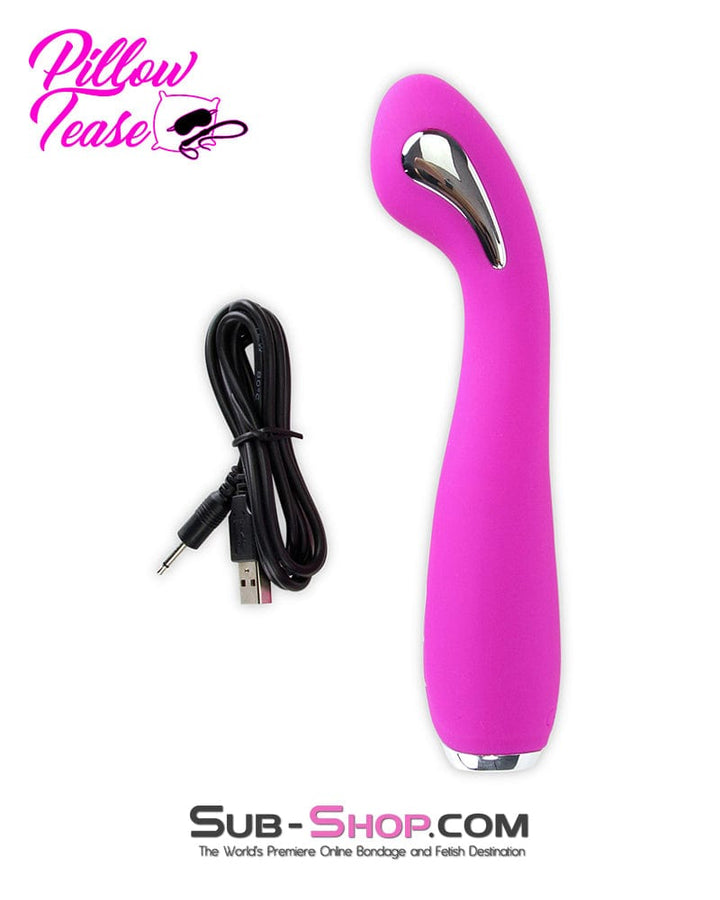7385M      Electro Stim Rechargeable Luxe Vibrator, 7 Function Vibration + 5 Modes Electro-Stim Vibrators   , Sub-Shop.com Bondage and Fetish Superstore