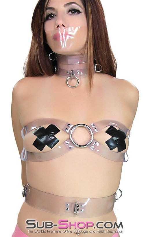 2705A      Clearly Bound Luxe PVC Bondage Belt Belt   , Sub-Shop.com Bondage and Fetish Superstore