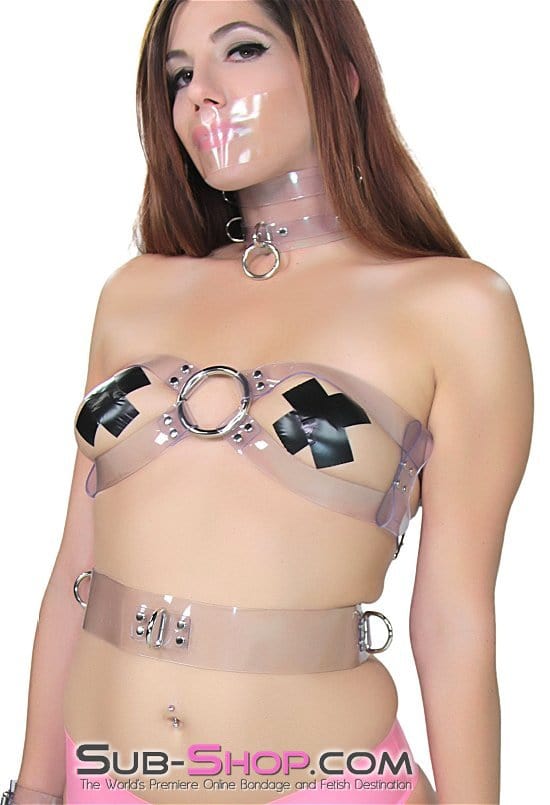 2705A      Clearly Bound Luxe PVC Bondage Belt Belt   , Sub-Shop.com Bondage and Fetish Superstore