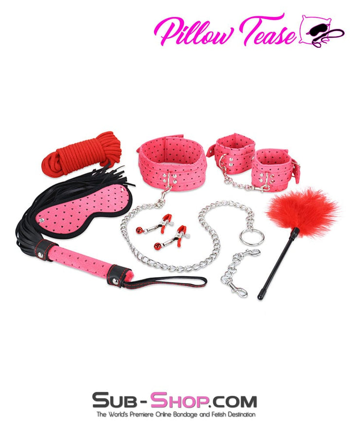 7792DL      Polka Dot Rose Complete Beginner Fantasy Bondage Kit Bondage Set   , Sub-Shop.com Bondage and Fetish Superstore
