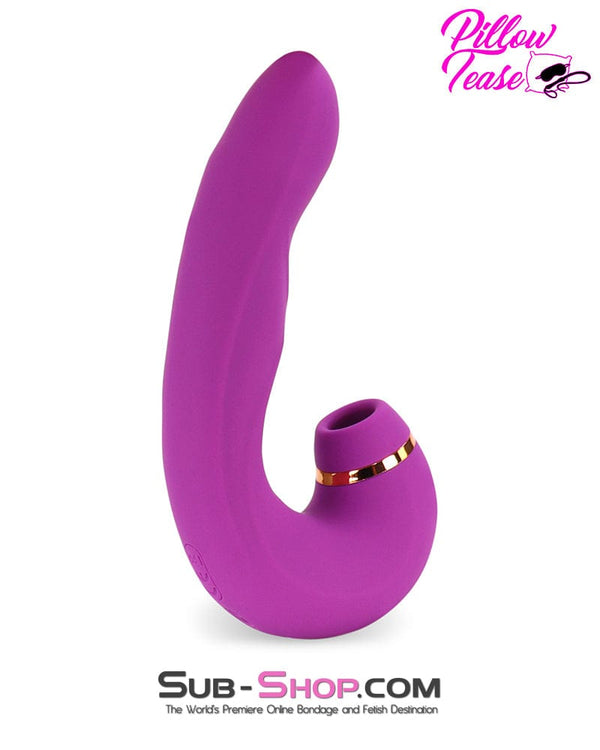 7844M      10 Function Waterproof Rechargeable Silicone Clitoral Sucking & Licking Vibrator Vibrators   , Sub-Shop.com Bondage and Fetish Superstore