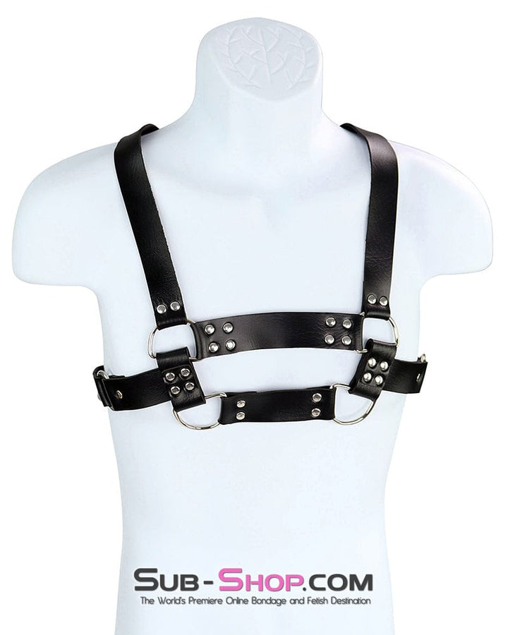 7863DL      Mega Male Bondage Chest Harness Bondage Harness   , Sub-Shop.com Bondage and Fetish Superstore
