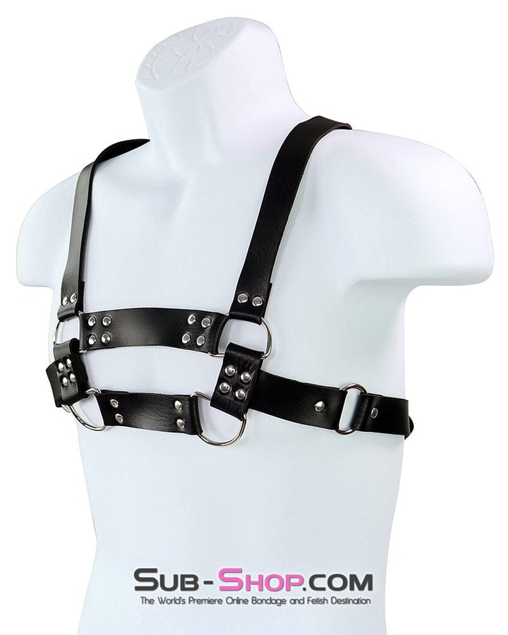 7863DL      Mega Male Bondage Chest Harness Bondage Harness   , Sub-Shop.com Bondage and Fetish Superstore